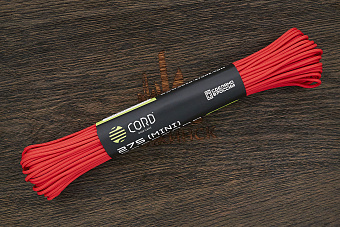 Паракорд 275 red, 1 метр