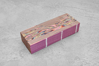 Авторская микарта, блок 134х47х28мм L099