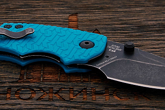 Складной нож Kershaw Shuffle, сталь 8Cr13MoV, рукоять термопластик голубой