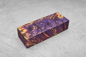 Кап клёна стабилизированный трехцветный Т60