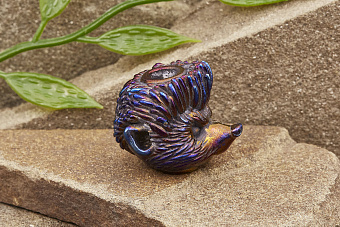 Бусина на темляк «Нахал» титан оксид