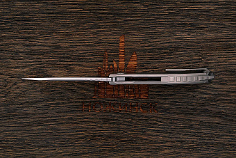 Складной нож Shirogorov knives NeOn Zero, сталь M390, рукоять титан