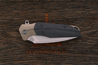 Складной нож We Knife Nitida, сталь S35VN, рукоять карбон/титан