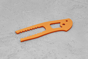 Рамка для модели "КрейсерЪ" из G-10 3 мм (оранжевая)