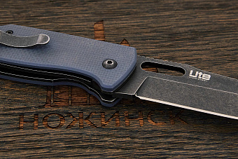 Нож складной Kizlyar Supreme Ute, клинок 85мм, сталь 440C, рукоять G10 серый