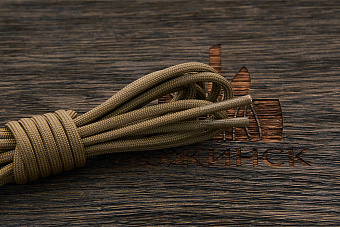 Шнурки для обуви из паракорда, 120см, коричневые