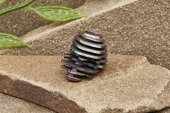 Бусина на темляк «Лаки Cut» Т4 титан