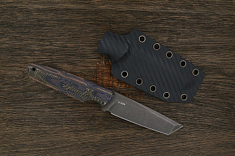 Нож туристический Lizard knives, клинок 103мм, сталь Х12МФ, рукоять Crazyfiber