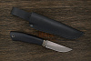 Разделочный нож Игоря Пампуха Модель 073, клинок 100мм, булат легированный, рукоять граб - фото №2