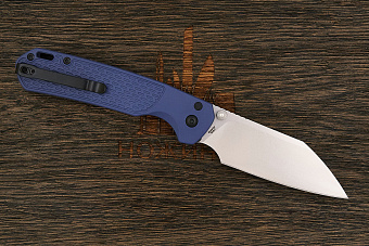 Нож складной CJRB Large Pyrite Light, клинок 94мм, сталь AR-RPM9, рукоять термопластик FRN синий