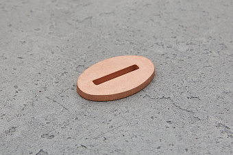 Больстер из меди 3мм, 33x22мм