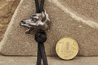 Бусина на темляк «Андрюша» титан