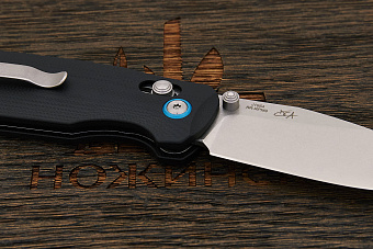 Нож складной CJRB Maximal, клинок 75мм, сталь AR-RPM9, рукоять G10 черный