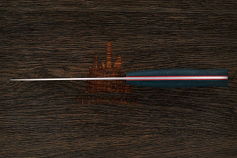 Нож рыбацкий Южный крест Рыбацкий-L, клинок 145мм, сталь N690Co, рукоять текстолит изумруд