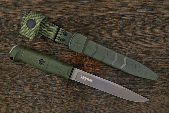 Нож тактический Kizlyar Supreme Vector, клинок 160мм, сталь AUS-8, рукоять кратон оливковый