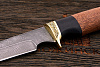 Нож туристический Эльбрус Турист, клинок 140мм, дамаск - фото №4