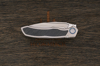 Складной нож Microtech Anax, сталь M390, рукоять титан/карбон