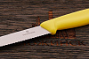 Нож кухонный Victorinox для стейков 115мм, сталь Dauphinox, рукоять PP желтый - фото №2
