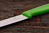 Нож кухонный Victorinox овощной 100мм, сталь Dauphinox, рукоять PP зеленый - фото №2