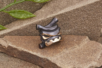 Бусина для темляка Колючка (бронза) от мастерской Братьев Пешковых