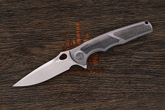 Складной нож We Knife Tyche (limited edition #123 of 150), сталь M390, рукоять карбон/титан