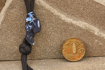 Бусина на темляк «Призрак» Т4 кобальт