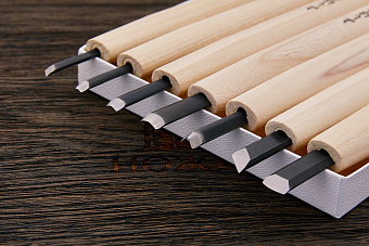 Набор для резьбы по дереву, 7 резцов