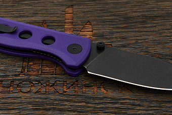Нож складной QSP Canary Folder, клинок 72мм, сталь Sandvik 14C28N, рукоять G10 фиолетовый