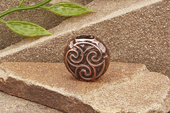 Бусина на темляк Трискель (бронза) от мастерской Крымская бронза