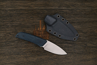 Разделочный нож Къметь Муха, сталь M398, рукоять микарта