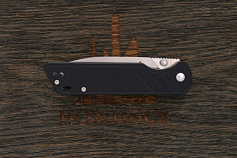 Нож складной QSP Parrot V2, клинок 80мм, сталь D2, рукоять G10 чёрный