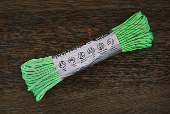 Паракорд светоотражающий «Neon green», 1 метр