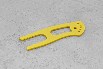 Рамка для модели Универсал", "Корсар" из G-10 3 мм (жёлтая)