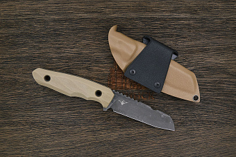 Нож тактический Нож с Котом Листопад, клинок 100мм, сталь Х12МФ