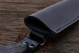 Ножны погружные финского типа, для ножей с клинком до 125x35мм, черные