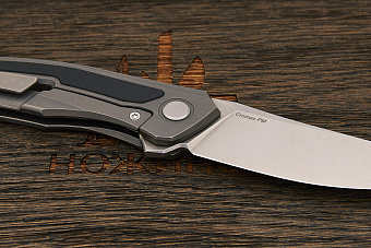 Складной нож Shirogorov knives Quantum Ursus, сталь Cromax, рукоять титан/G10 черный