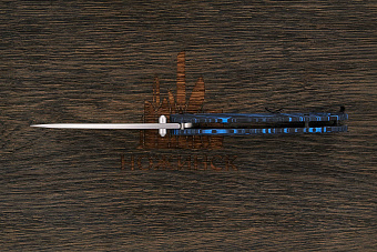 Нож складной CJRB Feldspar, клинок 89мм, сталь AR-RPM9, рукоять G10 чёрно-синий