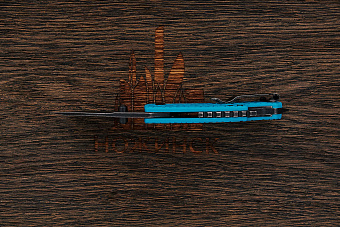 Складной нож Kershaw Shuffle, сталь 8Cr13MoV, рукоять термопластик голубой