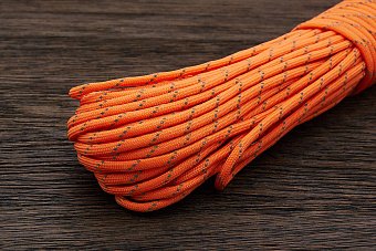Паракорд светоотражающий «Orange», 1 метр