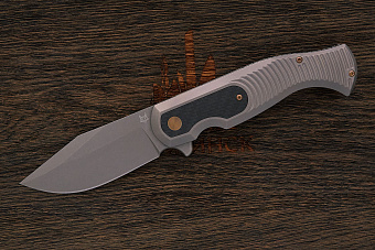 Складной нож Fox Knives Eastwood Tiger, сталь S90V, рукоять титан