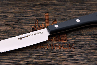 Кухонный набор Samura из 6-ти ножей для стейков, сталь AUS-8, рукоять пластик