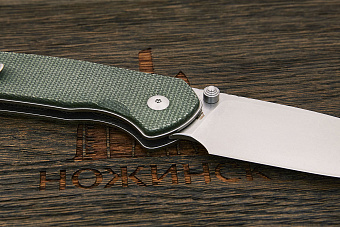 Нож складной CJRB Pyrite Large, клинок 92мм, сталь AR-RPM9, рукоять микарта