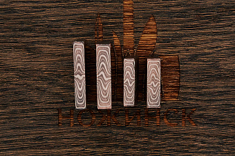 Мокуме торцевая, брусок 38x19x10,0мм, 70г