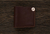 Кошелек с ножом коричневый - фото №1