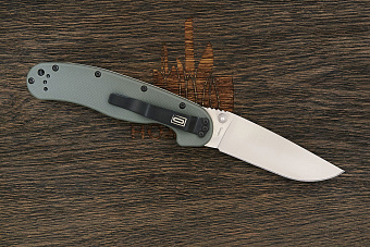 Складной нож Ontario RAT-1, сталь AUS 8, рукоять нейлон оливковый