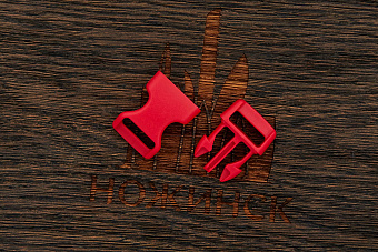 Застежка-фастекс 23×40мм. Гамма-3 (темно-красный)