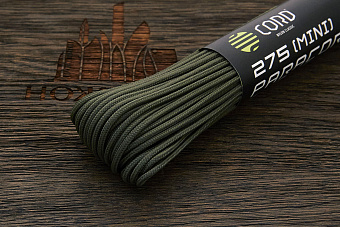 Паракорд 275 army green, 1 метр