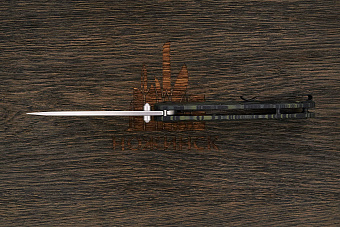 Нож складной CJRB Feldspar, клинок 89мм, сталь AR-RPM9, рукоять G10 чёрно-оливковый