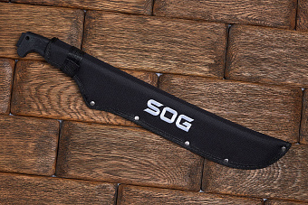Мачете SOG Fari machete, клинок 328 мм, рукоять кратон
