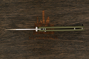 Нож складной CJRB Large Pyrite Light, клинок 94мм, сталь AR-RPM9, рукоять G10 зеленый